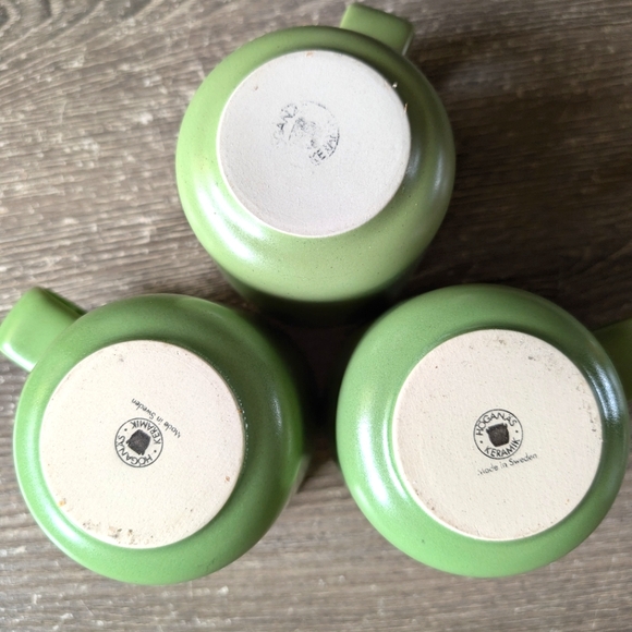 Hoganas Keramik Mugs (3) from Sweden, Swedish collectible - Picture 5 of 7